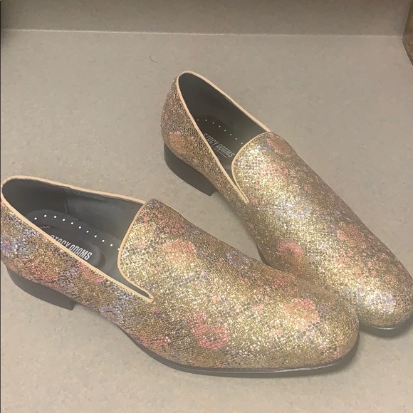 gold stacy adams shoes